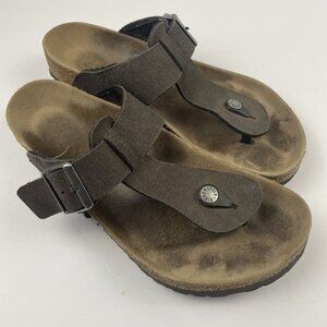 Birkenstock Gizeh Sandals Women’s 41 Size US 10-10.5 Brown Birko-Flor Thong